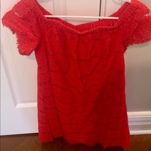 ❤️Trendy red lace dress- must go. ACCEPTING ALL OFFERS!!!!!❤️ - Picture 2 of 5